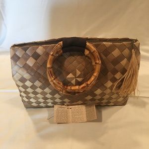 Vintage Nani Lauhala Hawaiian Handbag